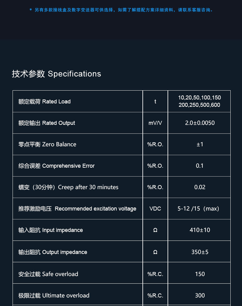 大吨位称重传感器