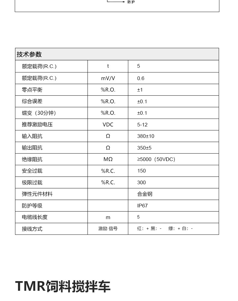 牵引式饲料搅拌车传感器