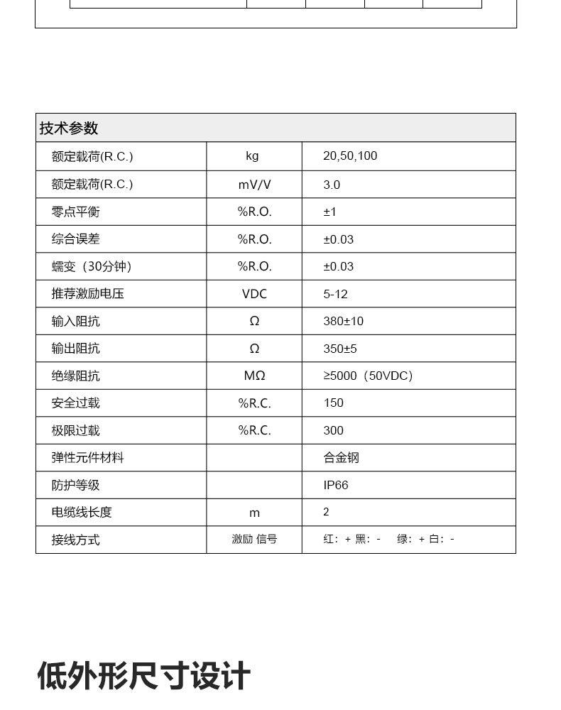 台秤传感器